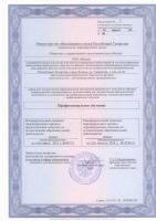 Сертификат автошколы Мотор